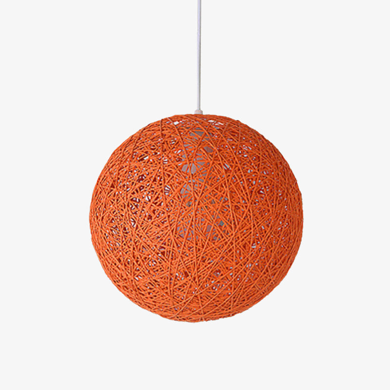 Rattan Pendant Light Hanging Ball – Unique Design for Cozy Atmosphere 10