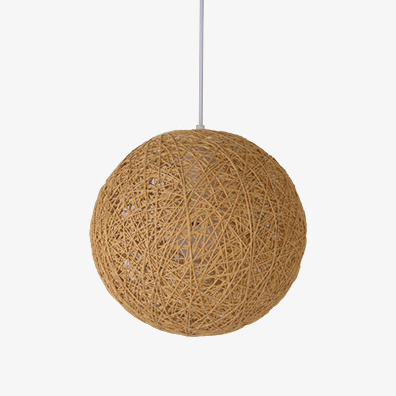 Rattan Pendant Light Hanging Ball – Unique Design for Cozy Atmosphere 14