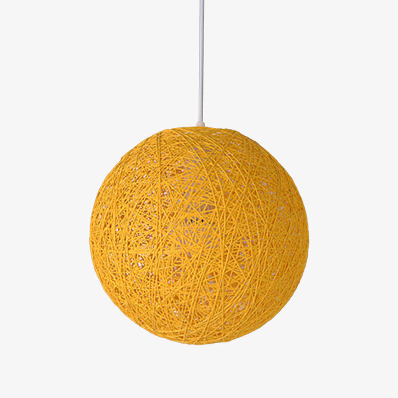 Rattan Pendant Light Hanging Ball – Unique Design for Cozy Atmosphere 4