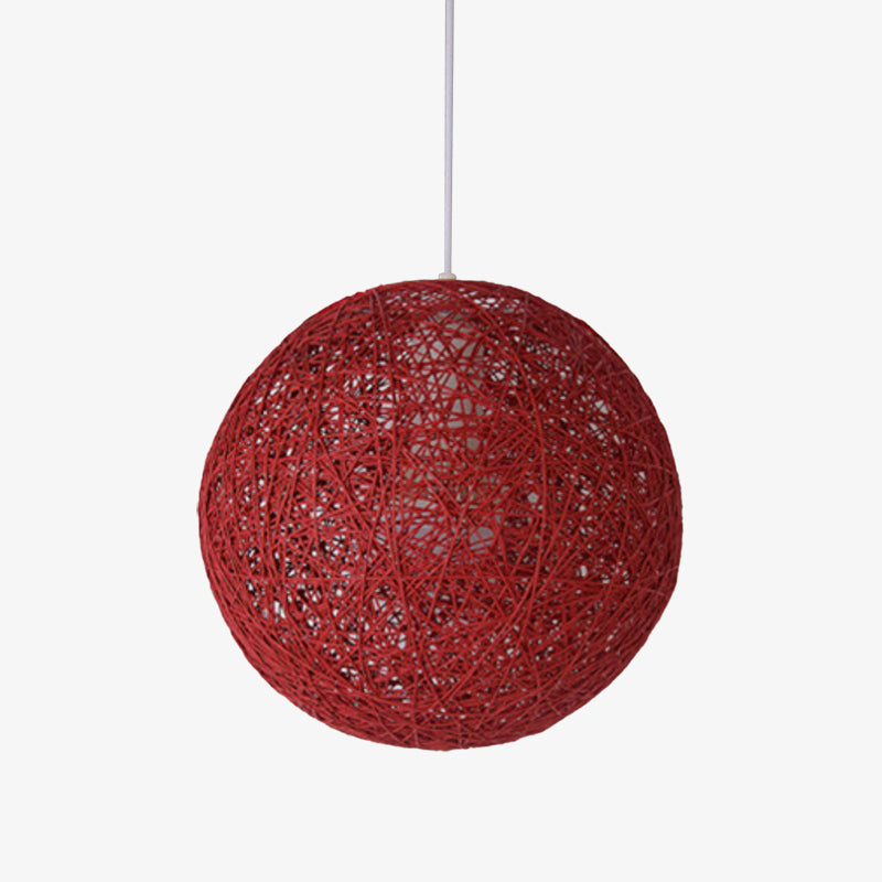 Rattan Pendant Light Hanging Ball – Unique Design for Cozy Atmosphere 7