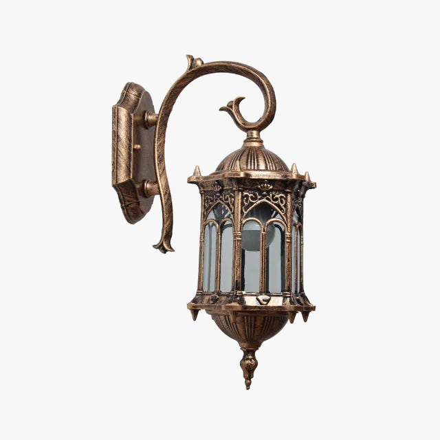 Retro Outdoor Wall Lamp – Elegant Illumination for Garden Areas 1