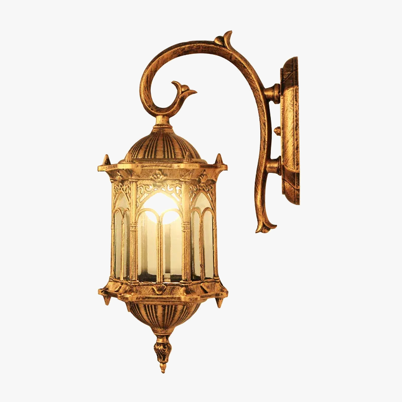 Retro Outdoor Wall Lamp – Elegant Illumination for Garden Areas 2