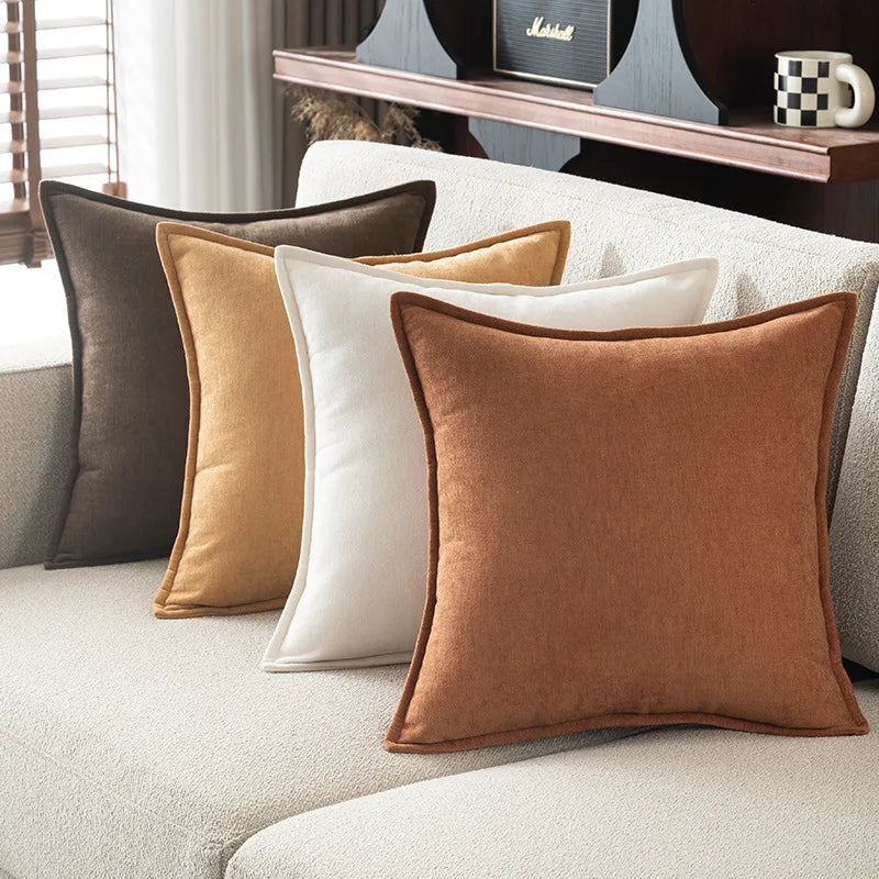 Retro Soft Chenille Throw Pillow Covers – Stylish Comfort for Any Living Space 2