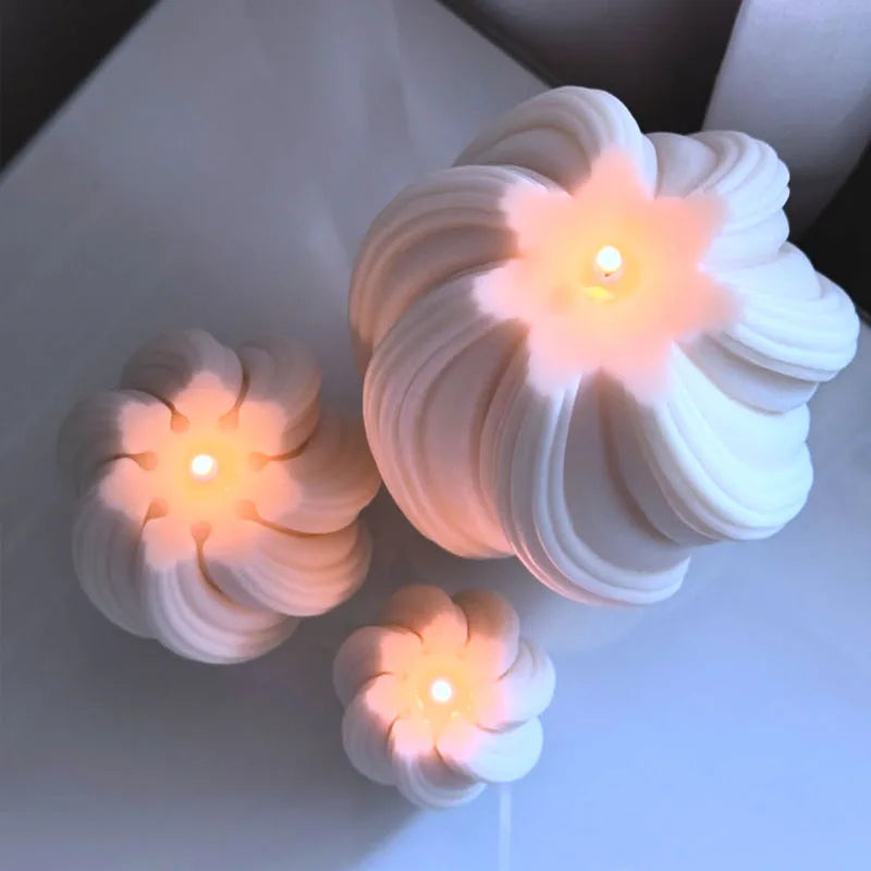 Rotation Column Candle Mold – Unique Geometric Shape for Creative Crafts 2