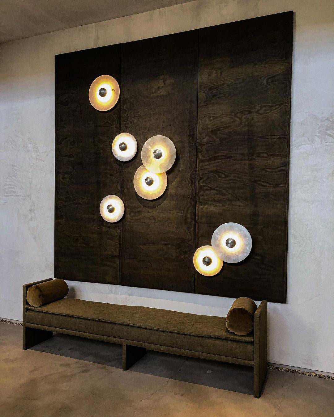 Round Alabaster Wall Lamp – Timeless Elegance with Soft Illumination 6
