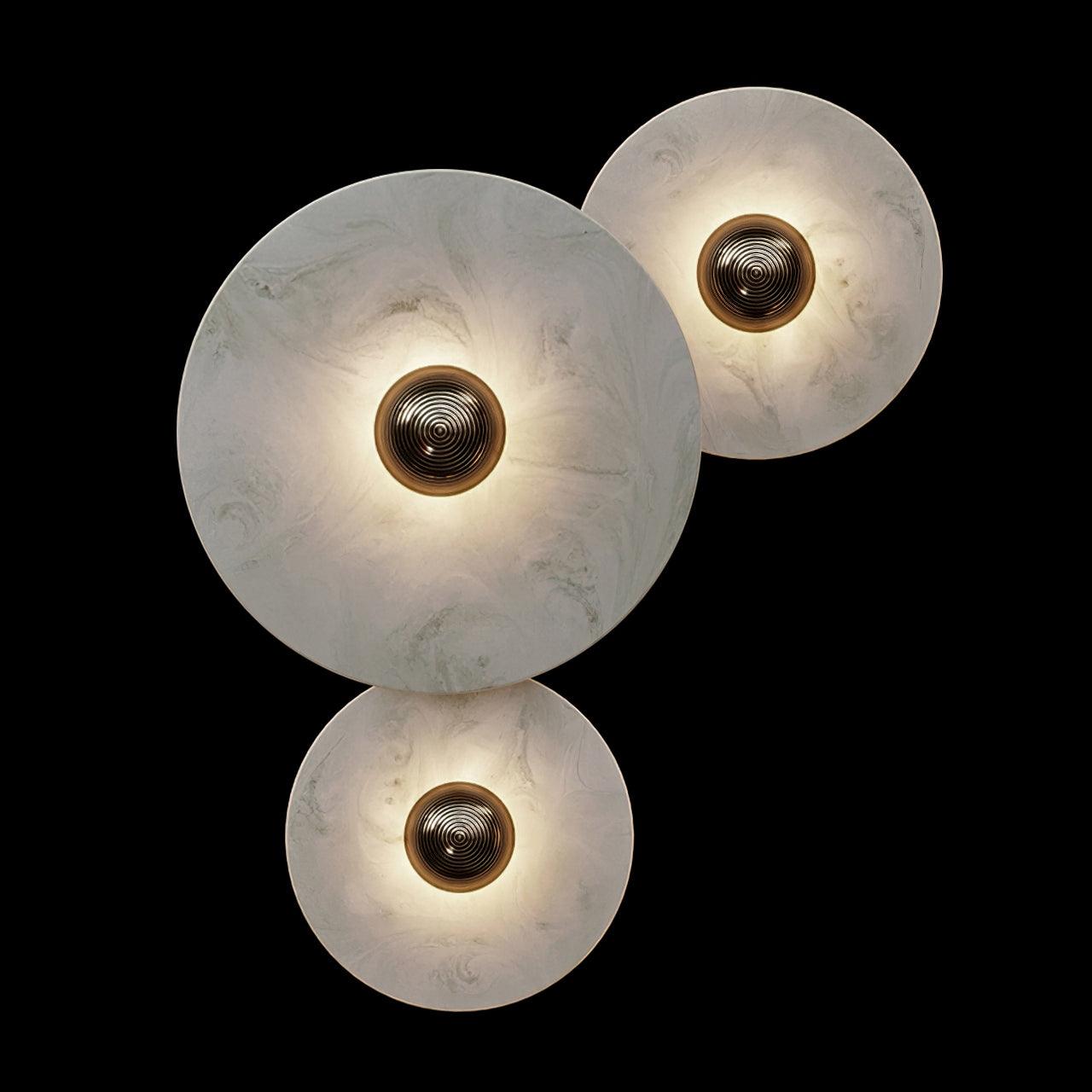 Round Alabaster Wall Light – Elegant Glow for Timeless Ambiance 10