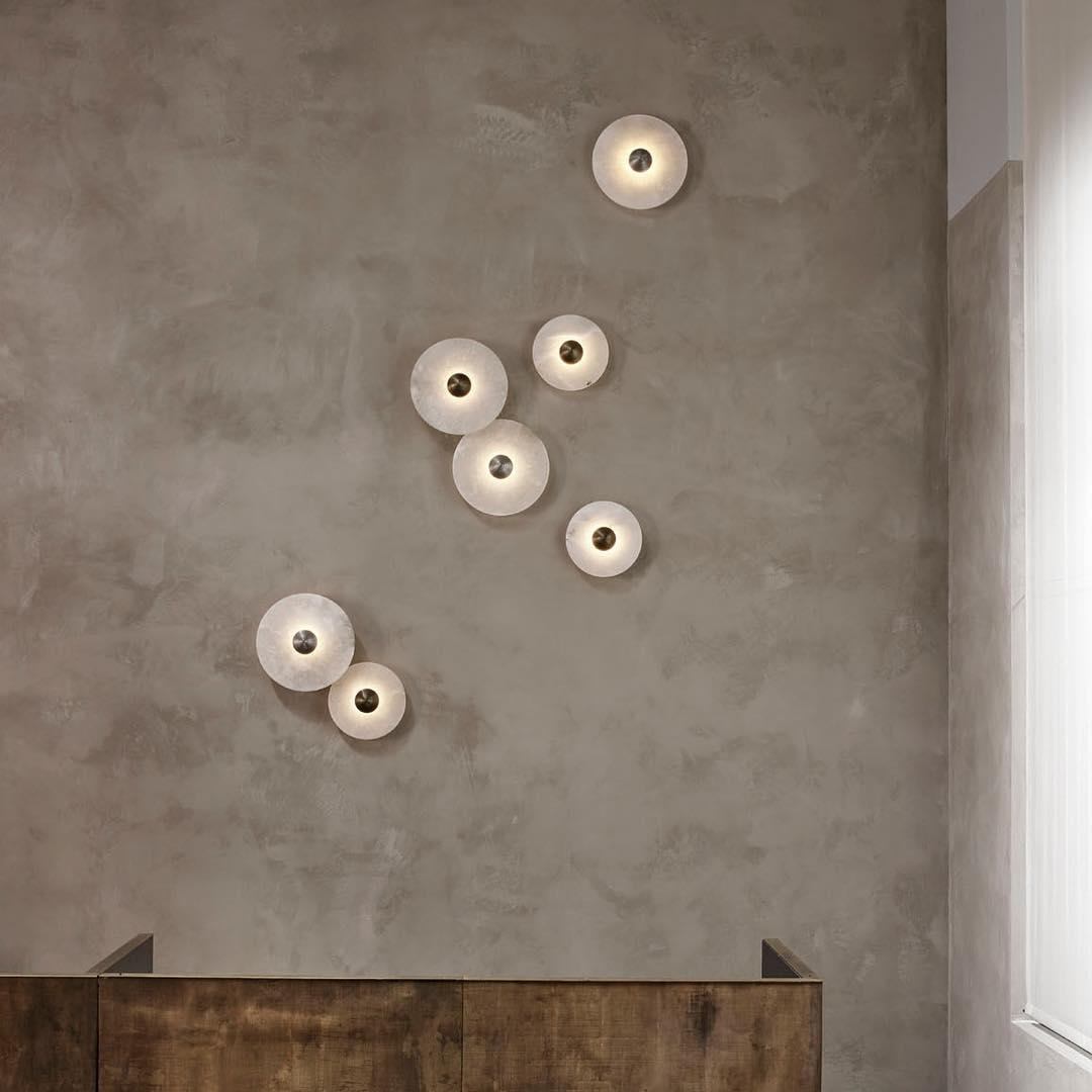 Round Alabaster Wall Light – Elegant Glow for Timeless Ambiance 2