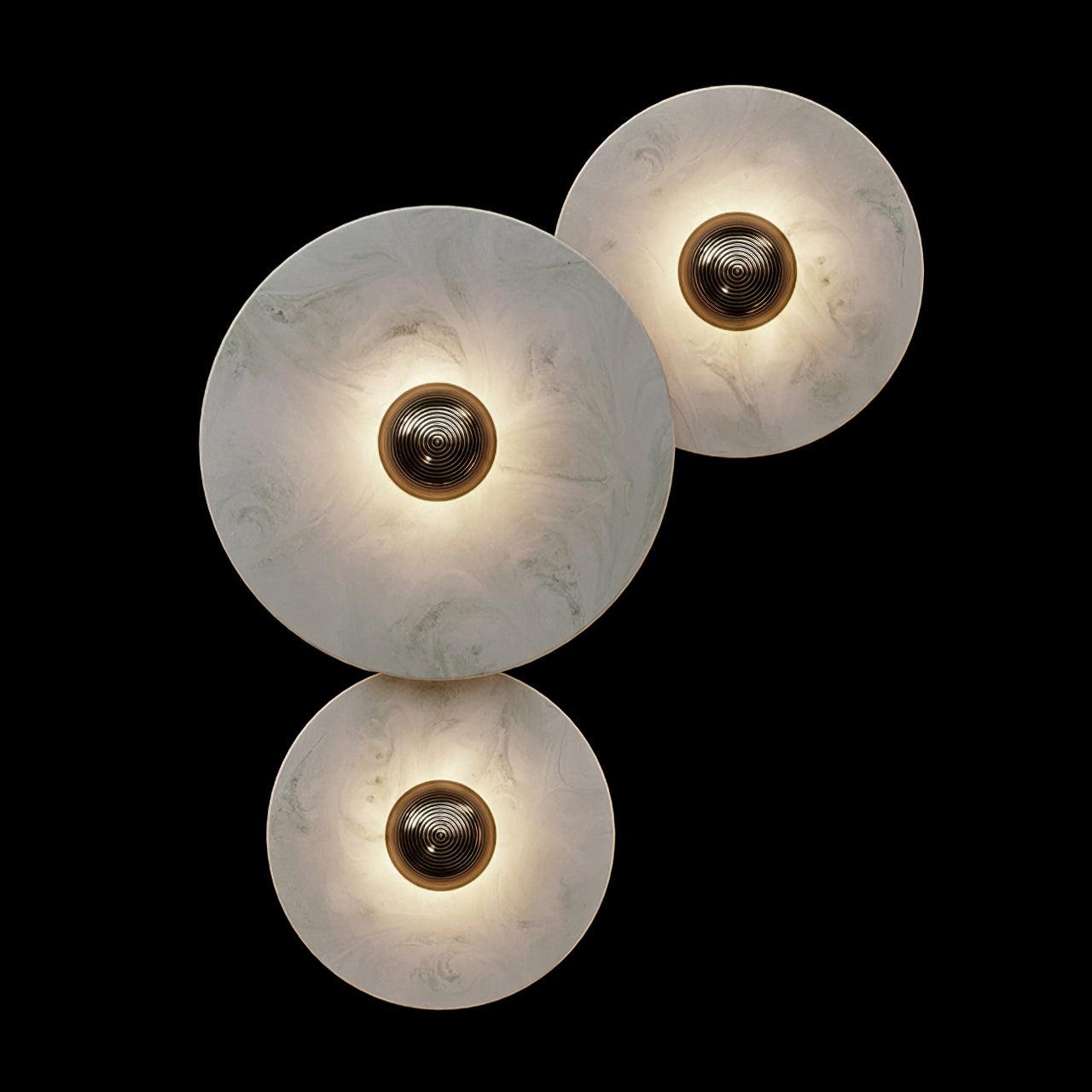 Round Alabaster Wall Light – Elegant Glow for Timeless Ambiance 7