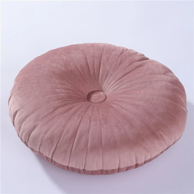 Round Pouf Throw Pillow – Elegant Cushion for Cozy Spaces 4