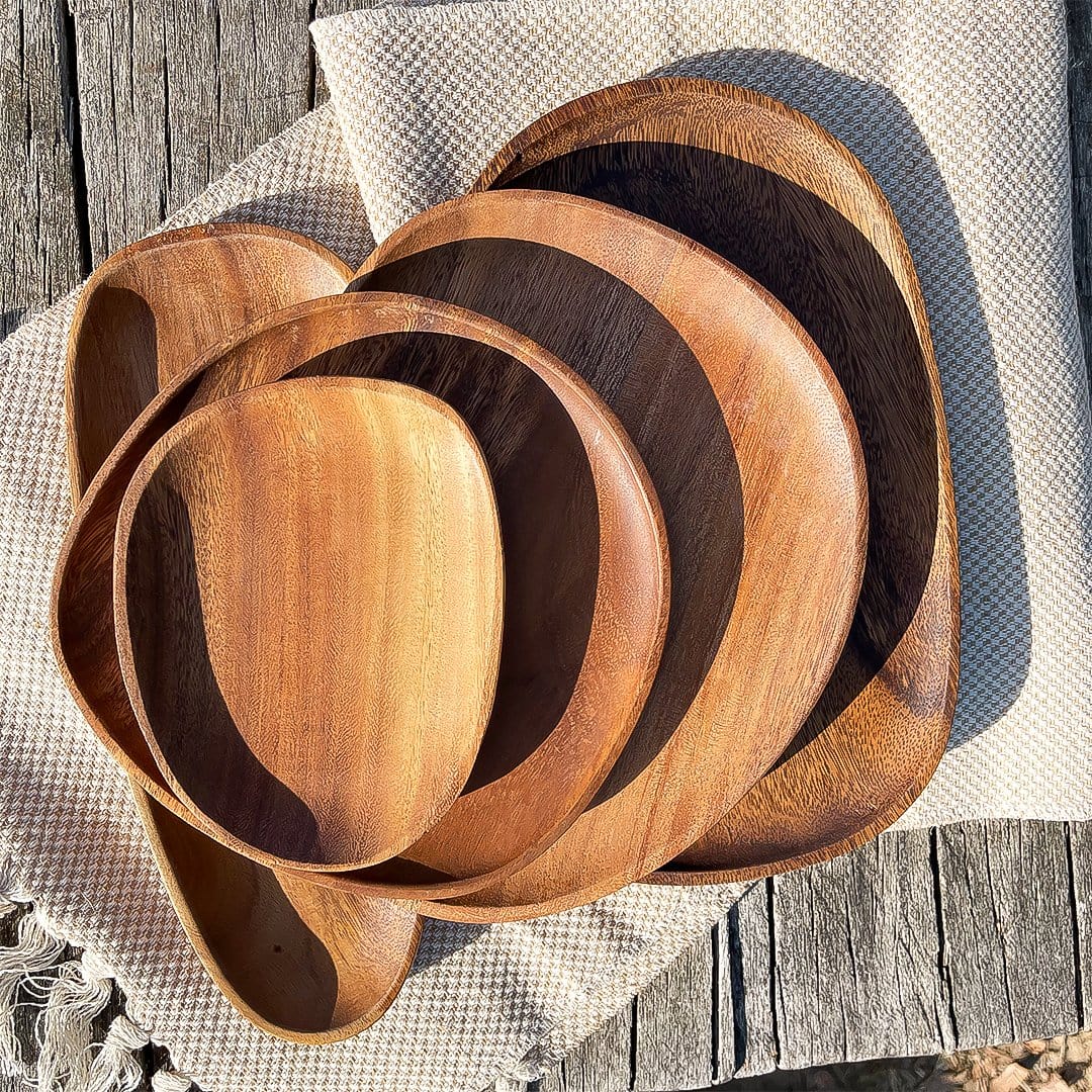 Royal Acacia Wood Serving Tray – Stylish Serveware for Memorable Gatherings 3