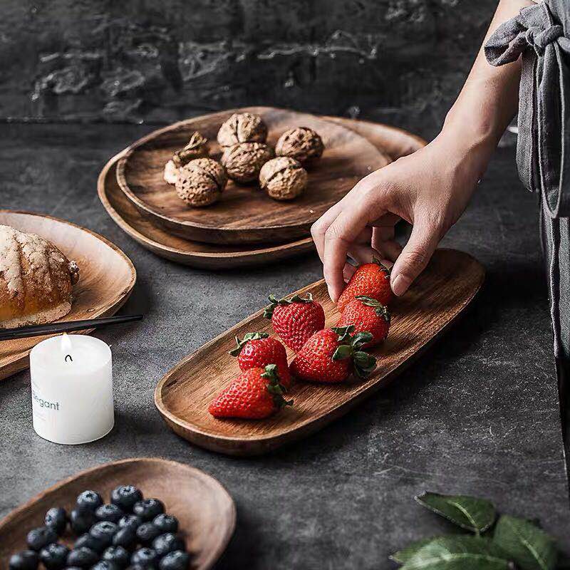 Royal Acacia Wood Serving Tray – Stylish Serveware for Memorable Gatherings 7