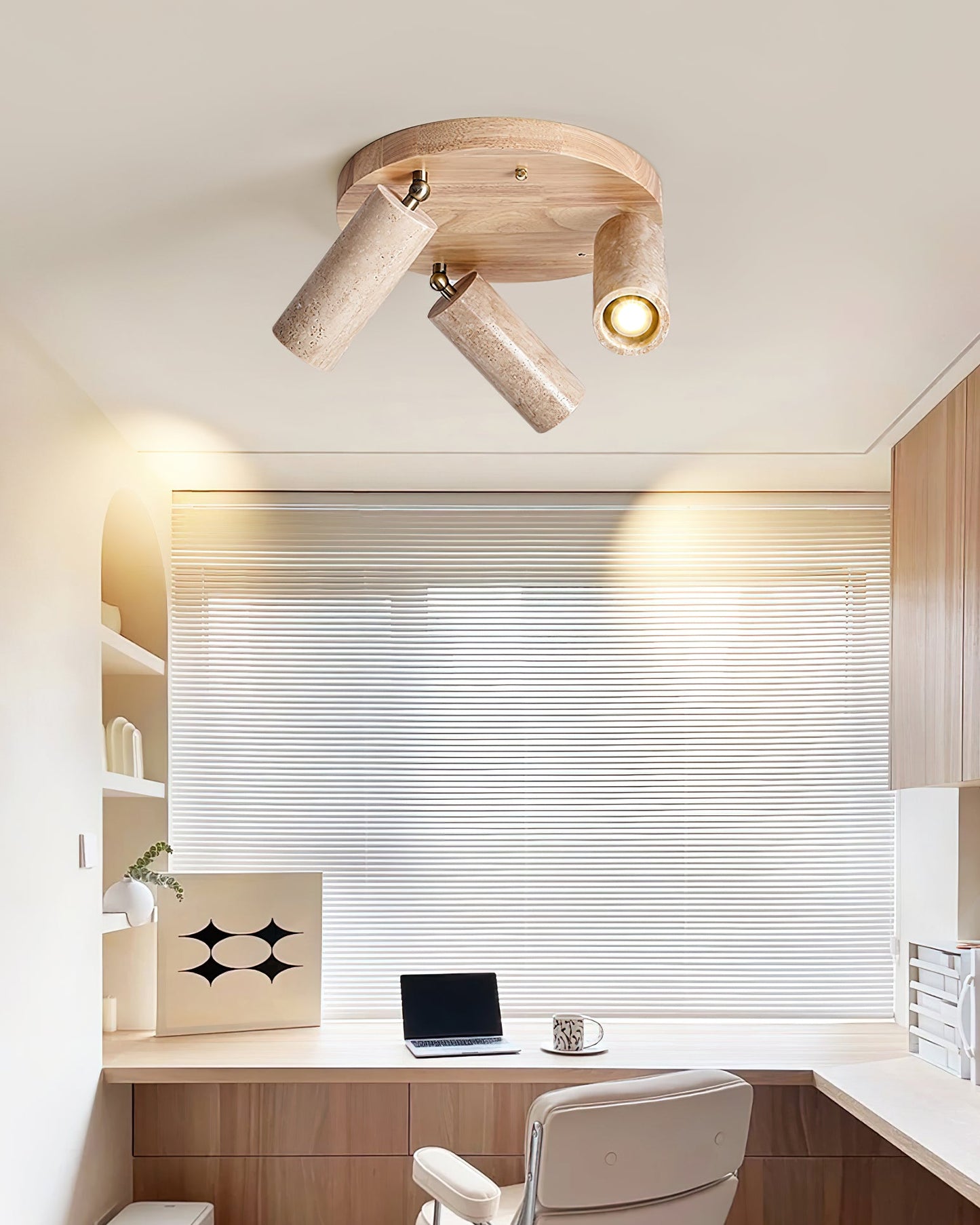 Sandia Ceiling Light Fixture – Sculptural Design with Earthy Appeal 6