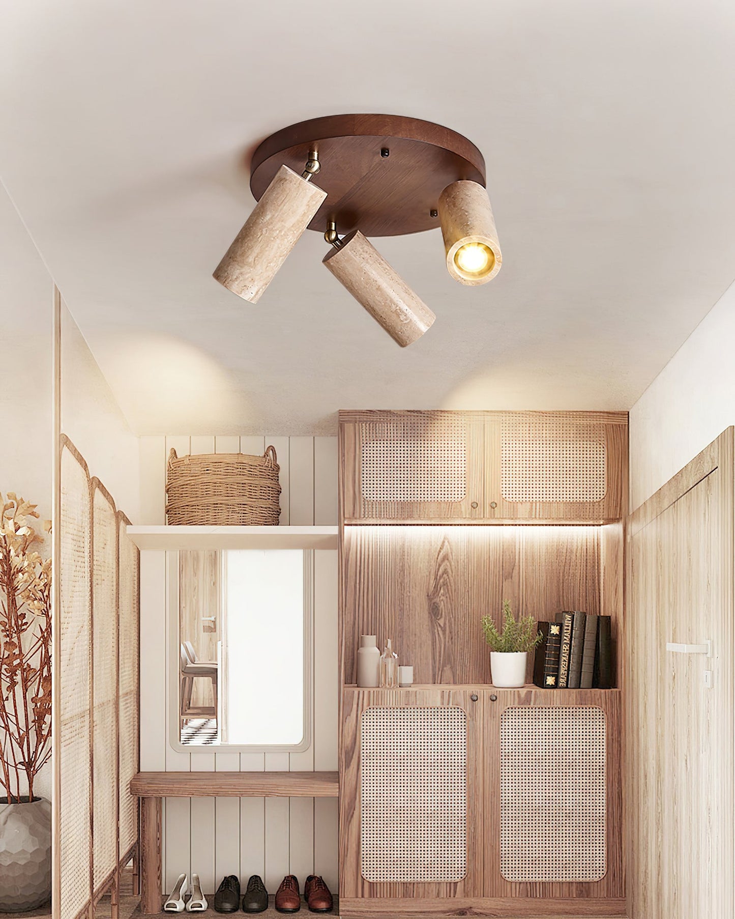 Sandia Ceiling Light Fixture – Sculptural Design with Earthy Appeal 7