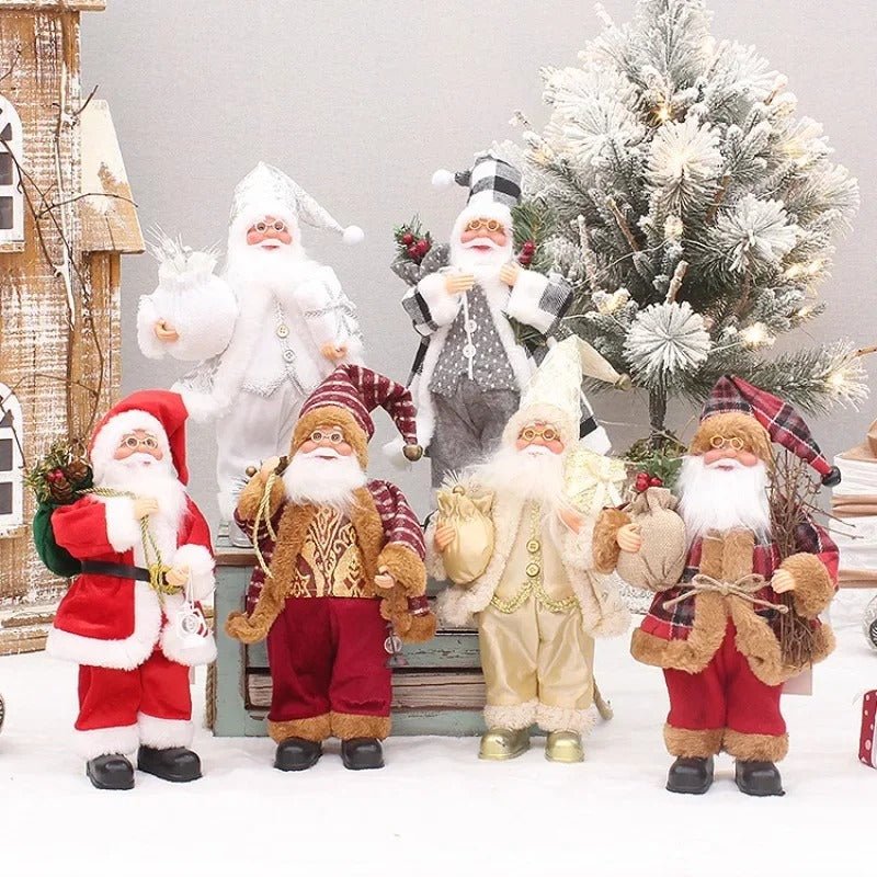 Santa Claus Doll With Gift Bag – Festive Decoration For Joyful Moments 2