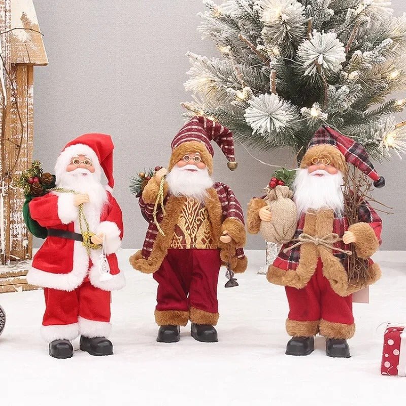 Santa Claus Doll With Gift Bag – Festive Decoration For Joyful Moments 3