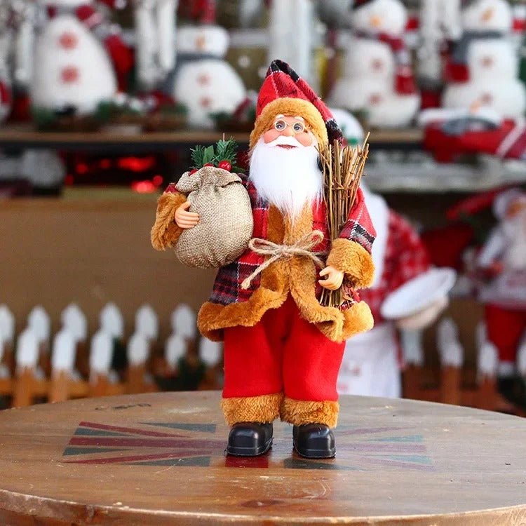 Santa Claus Doll With Gift Bag – Festive Decoration For Joyful Moments 7