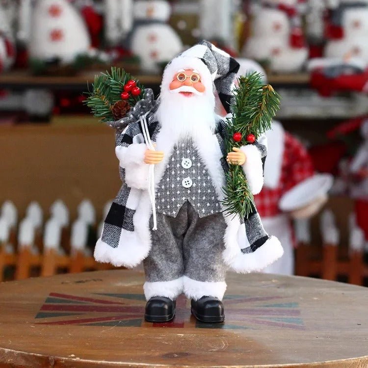 Santa Claus Doll With Gift Bag – Festive Decoration For Joyful Moments 8