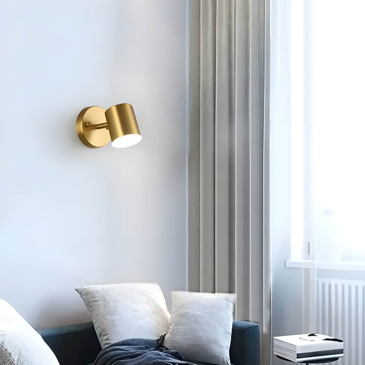 Scandinavian Copper LED Wall Sconce – Stylish Illumination for Modern Spaces 2