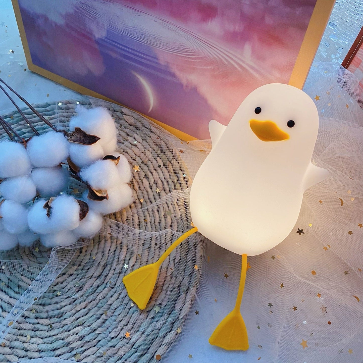 Seagugul Rechargeable Night Light – Soothing Glow for Peaceful Sleep 4