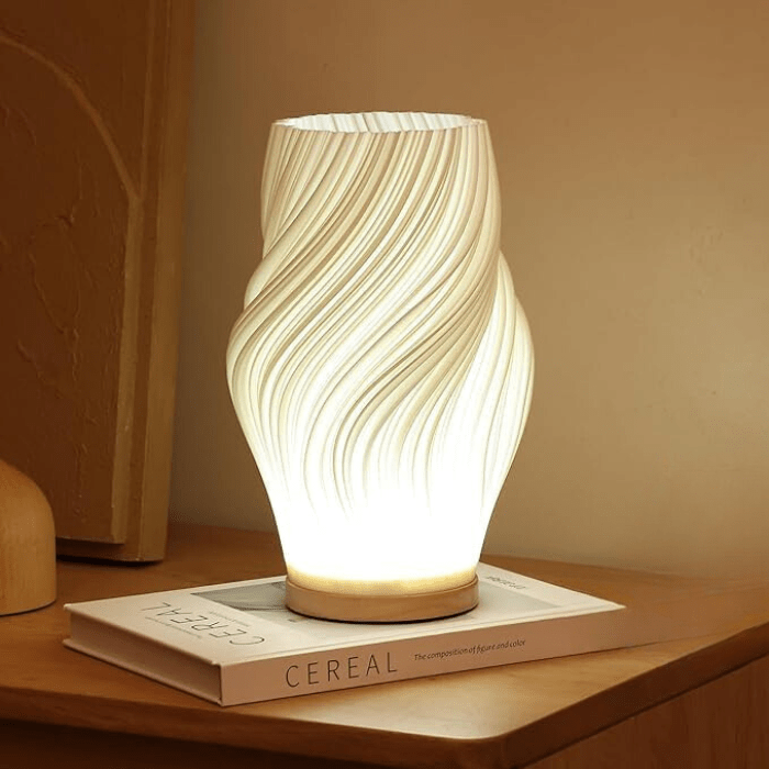 Serene Wavecrest Floor Lamp – Calming Ambiance with Elegant Design 0