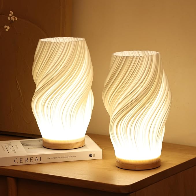 Serene Wavecrest Floor Lamp – Calming Ambiance with Elegant Design 2