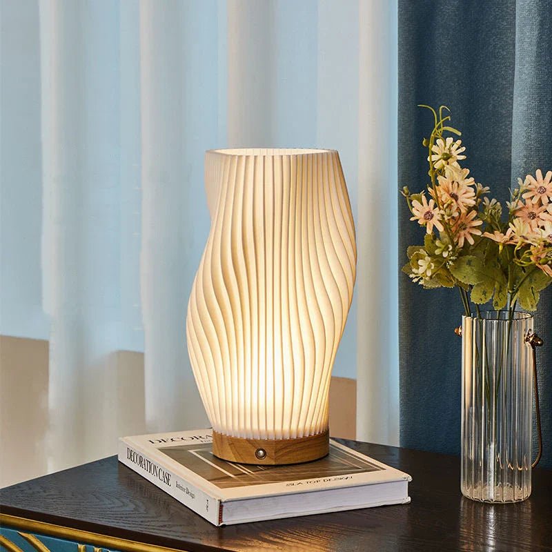 Serene Wavecrest Floor Lamp – Calming Ambiance with Elegant Design 4