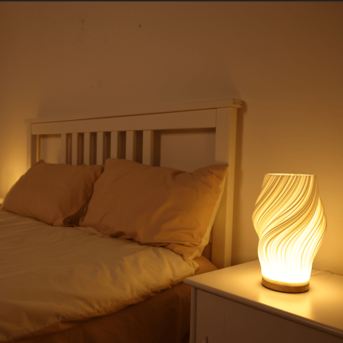 Serene Wavecrest Floor Lamp – Calming Ambiance with Elegant Design 6