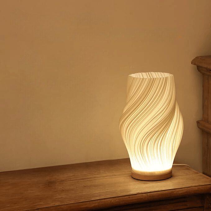 Serene Wavecrest Floor Lamp – Calming Ambiance with Elegant Design 7