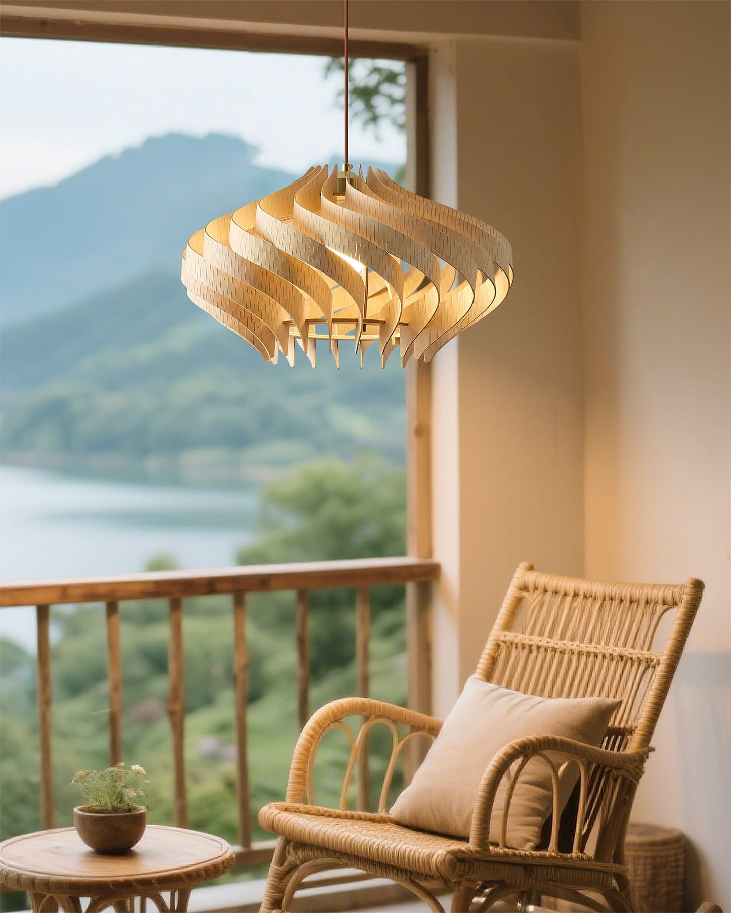 Serentia Pendant Light – Sculptural Design for Warm Ambiance 3