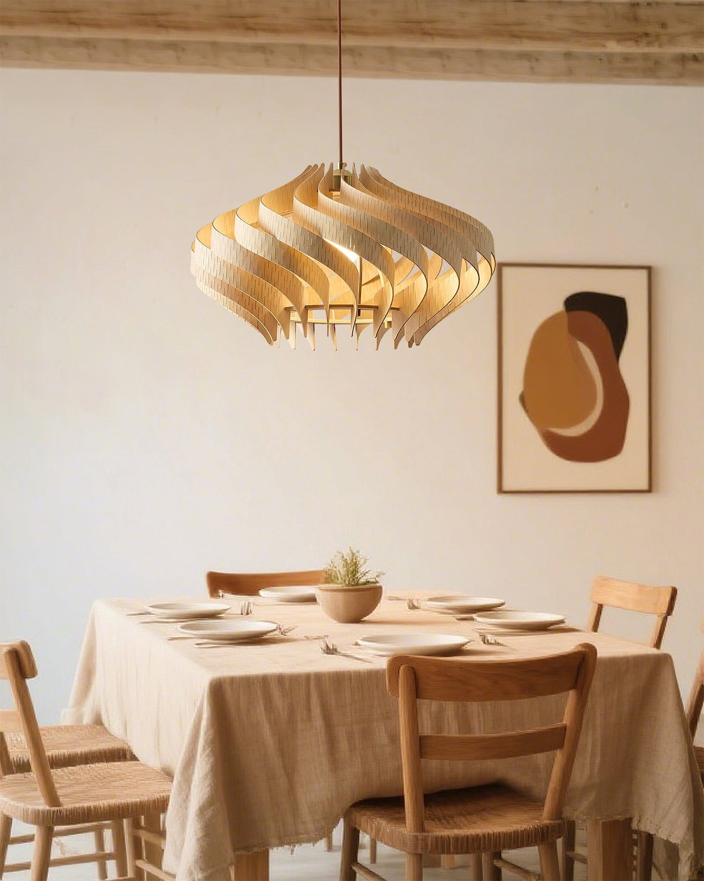 Serentia Pendant Light – Sculptural Design for Warm Ambiance 4