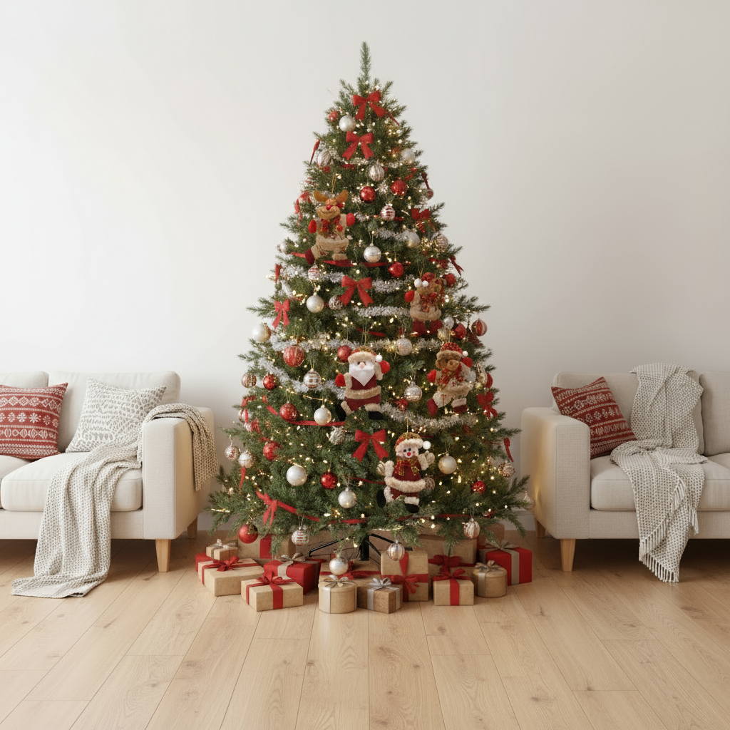 Shiny Christmas Baubles Set of 4 – Elevate Your Holiday Decor Elegantly 3