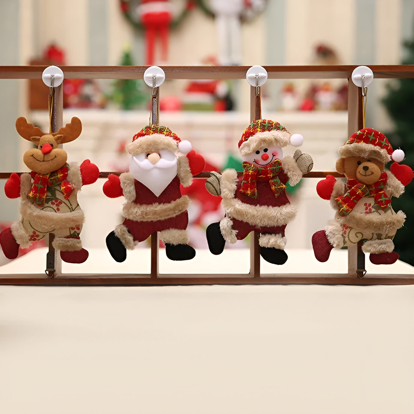 Shiny Christmas Baubles Set of 4 – Elevate Your Holiday Decor Elegantly 5