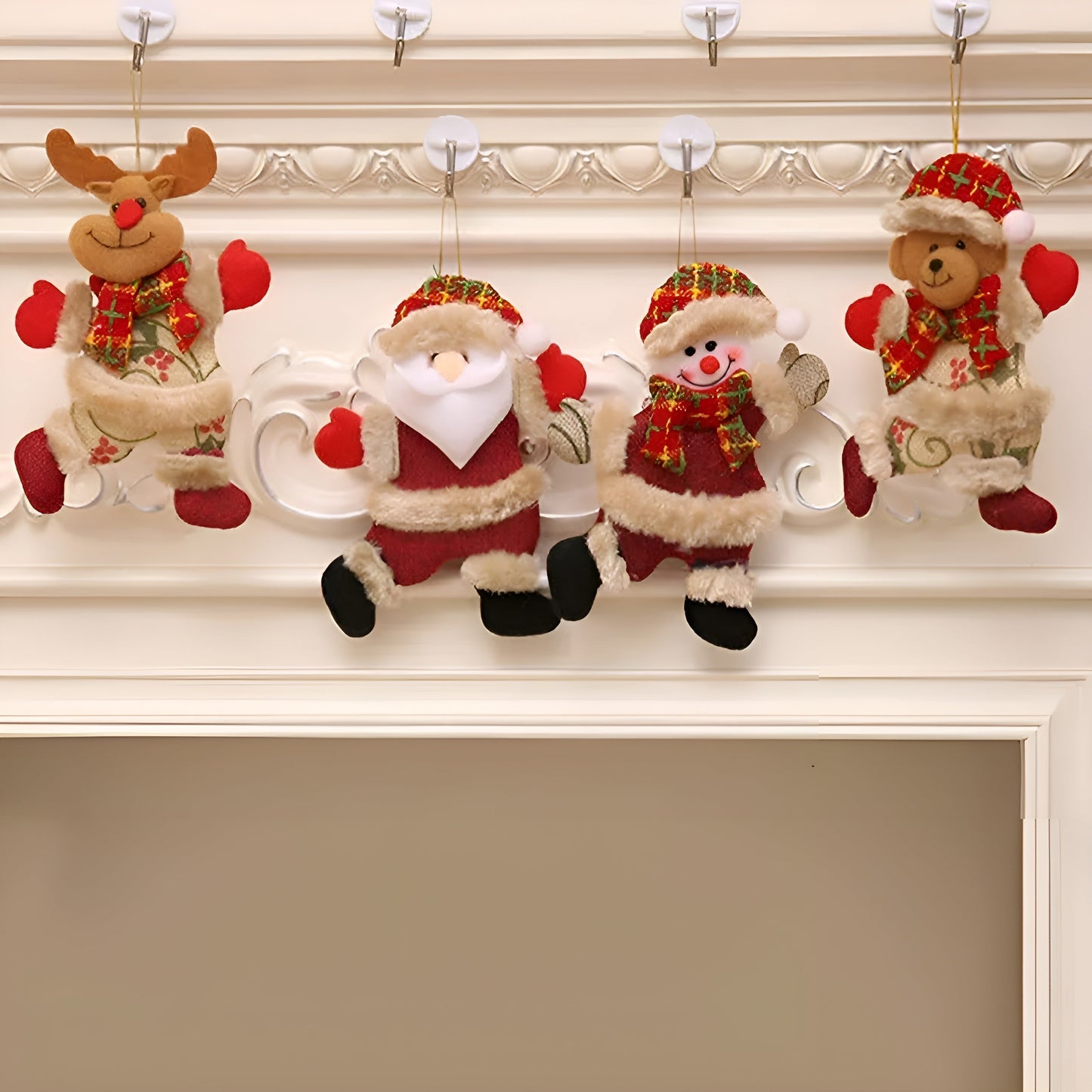 Shiny Christmas Baubles Set of 4 – Elevate Your Holiday Decor Elegantly 6
