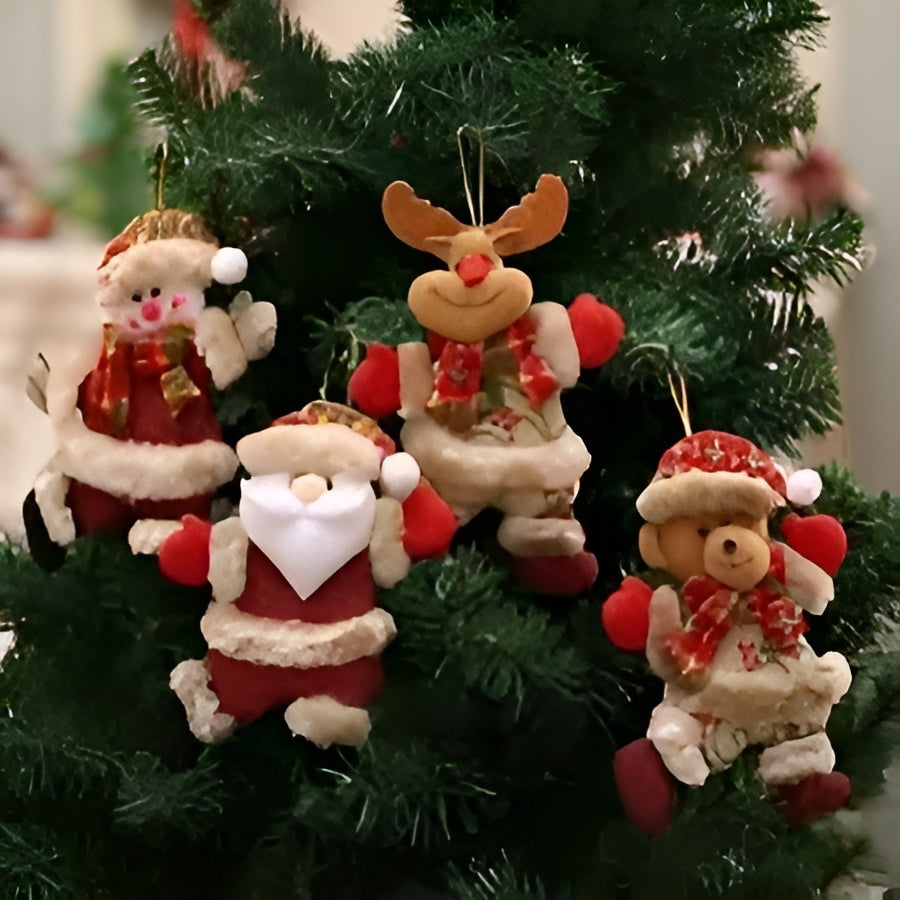 Shiny Christmas Baubles Set of 4 – Elevate Your Holiday Decor Elegantly 8