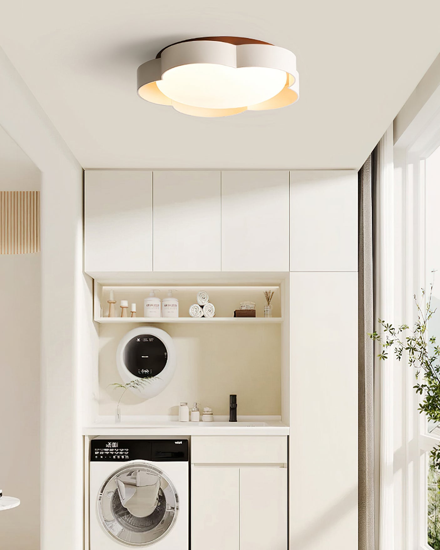 Sika Ceiling Lamp – Nature-Inspired Glow for Cozy Spaces 7