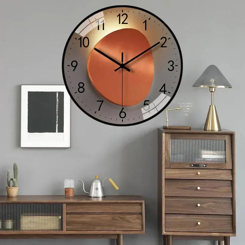 Silentime Black Wall Clock – Elegant Design for Tranquil Spaces 4