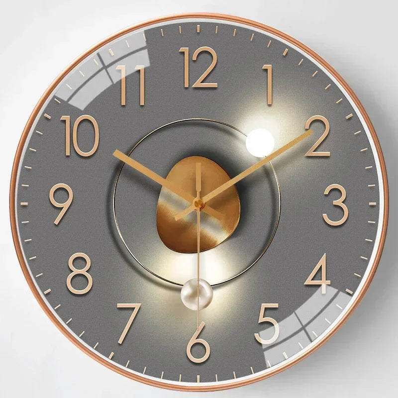 Silentime Black Wall Clock – Elegant Design for Tranquil Spaces 9