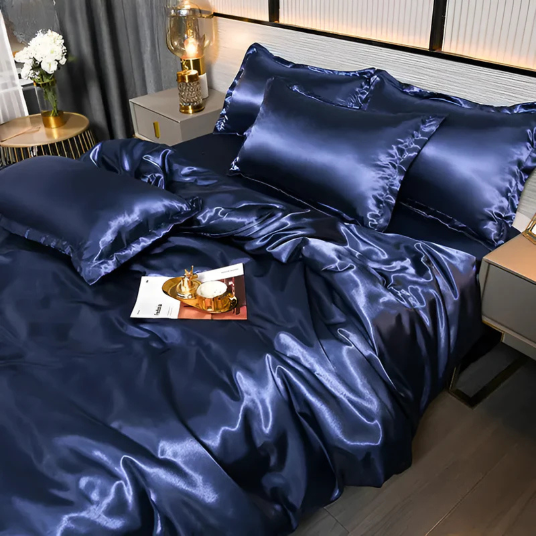 **Silk Satin Bed Linen Set – Ultimate Luxury for Restful Sleep** 7