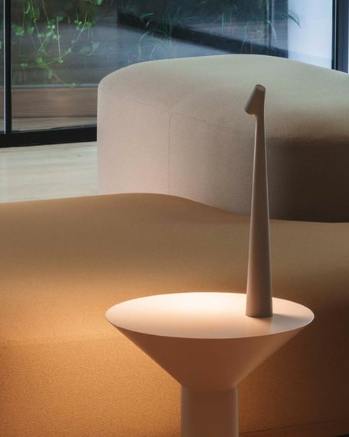 Slim Table Lamp Slanted Shade – Stylish Illumination for Any Space 8