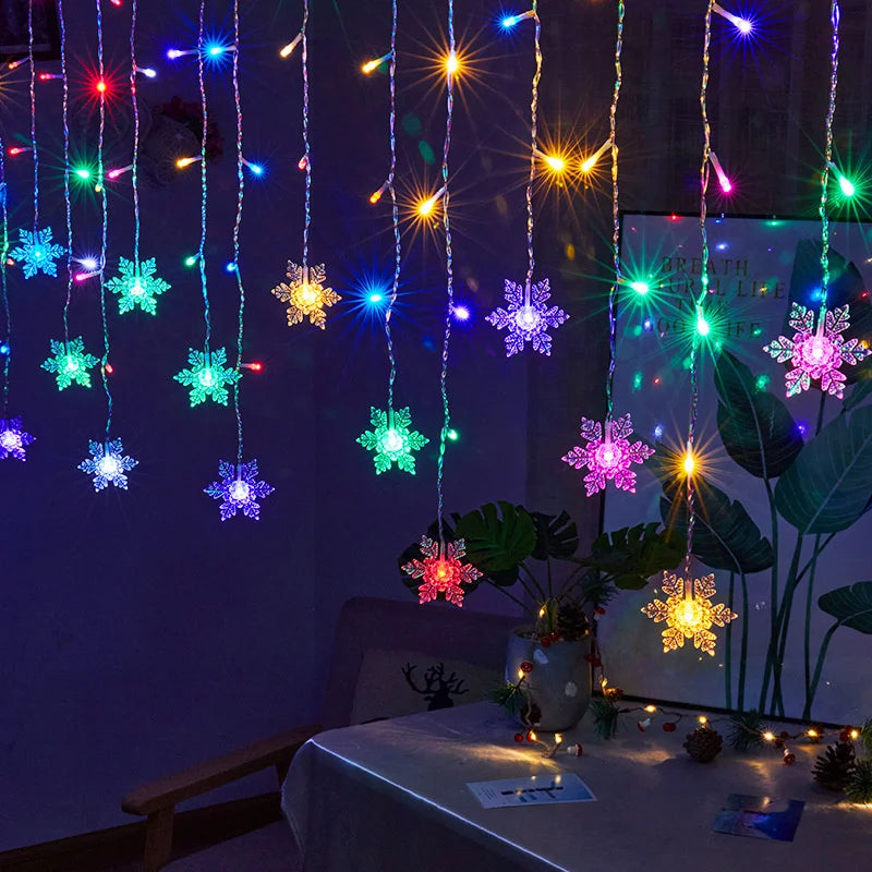 Snow 4M LED Snowflakes – Magical Winter Illumination for Any Occasion 1