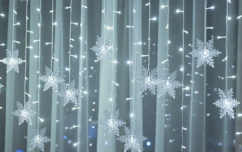 Snow 4M LED Snowflakes – Magical Winter Illumination for Any Occasion 11