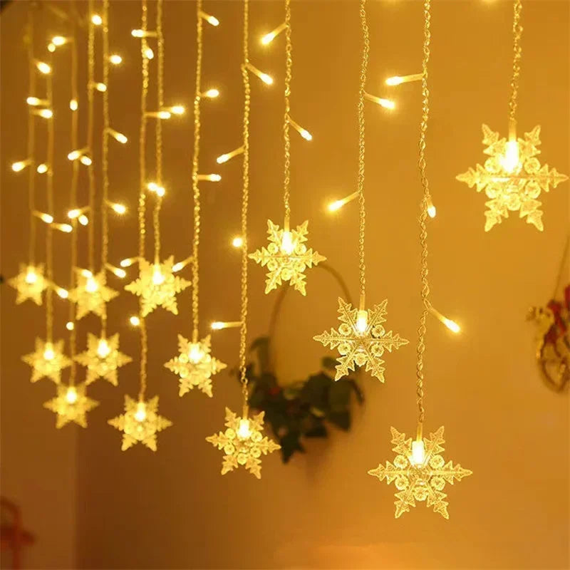 Snow 4M LED Snowflakes – Magical Winter Illumination for Any Occasion 6