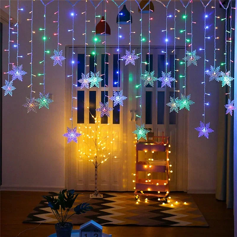 Snow 4M LED Snowflakes – Magical Winter Illumination for Any Occasion 8