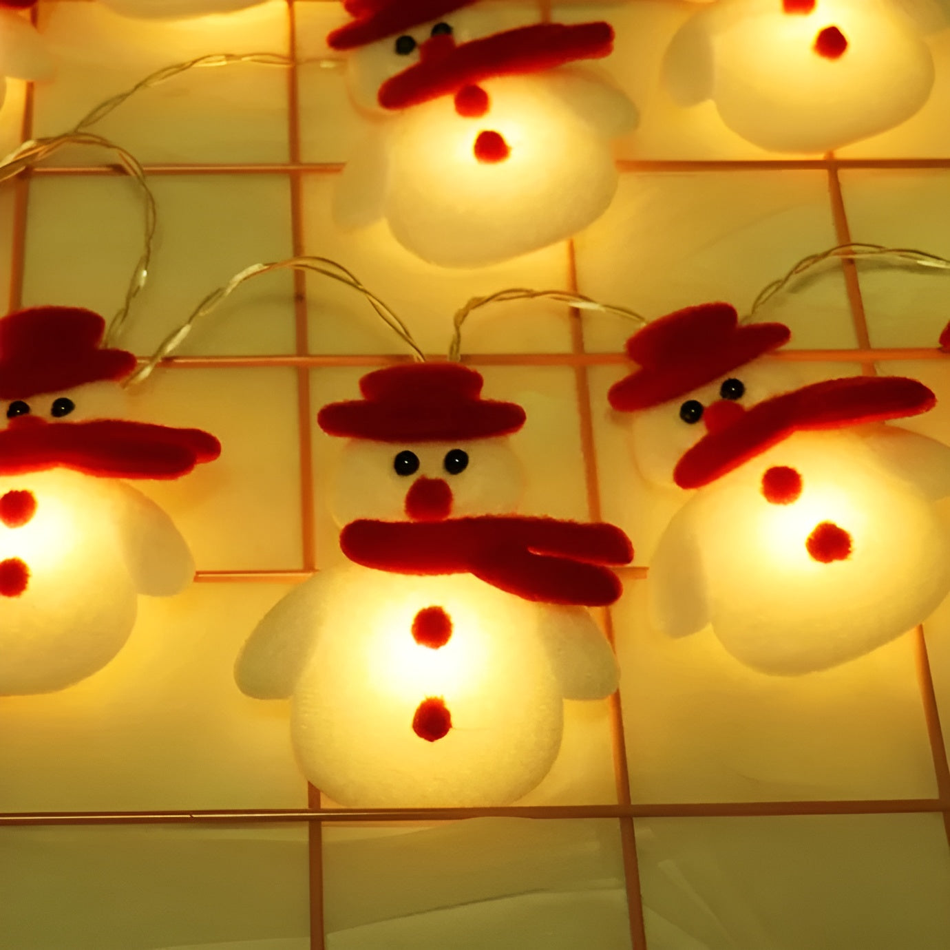 Snowman Fairy Lights – Enchanting Glow for Holiday Cheer 6