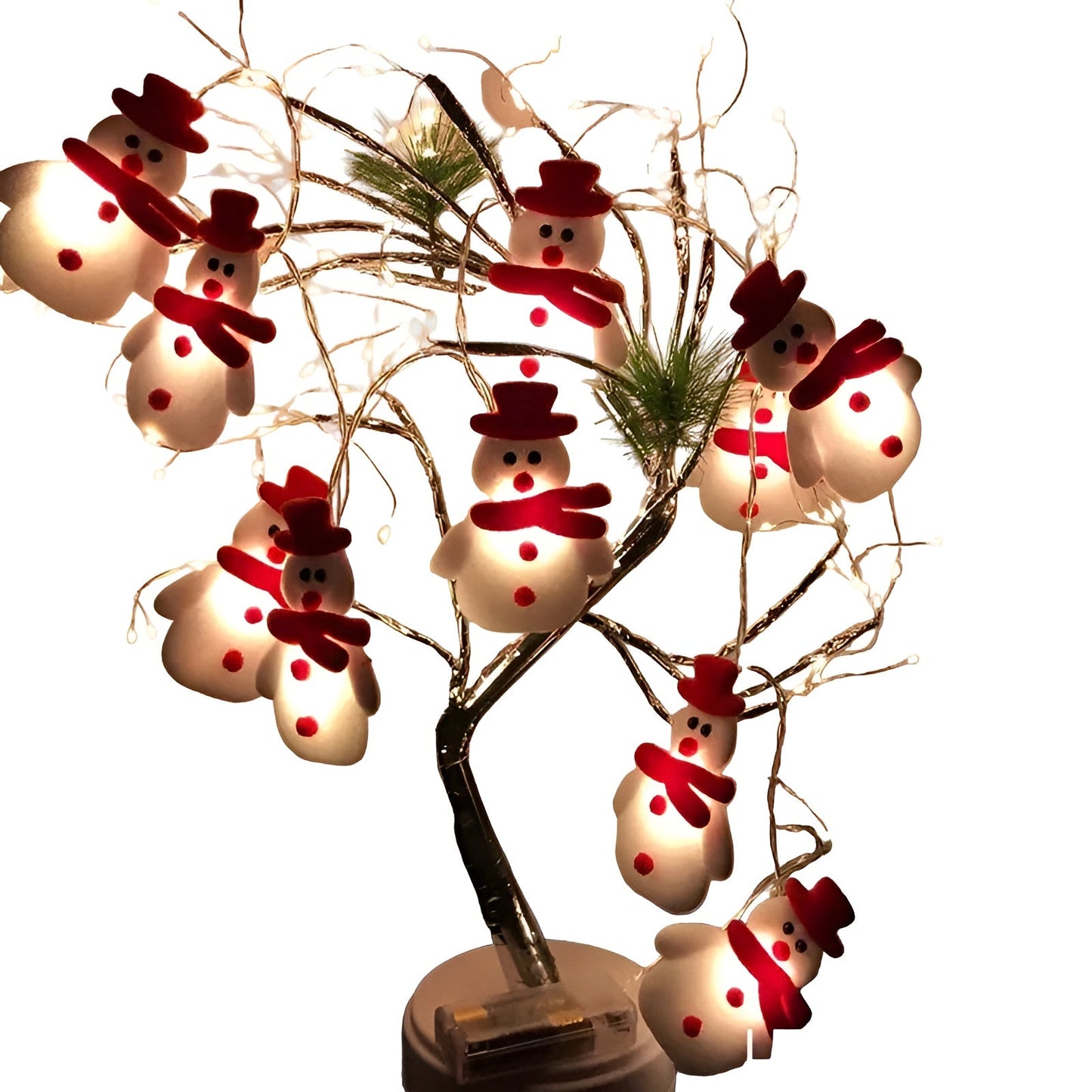 Snowman Fairy Lights – Enchanting Glow for Holiday Cheer 7