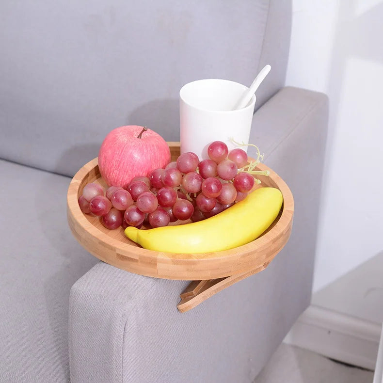 Sofa Tray Table – Effortless Snack Holder for Cozy Evenings 2