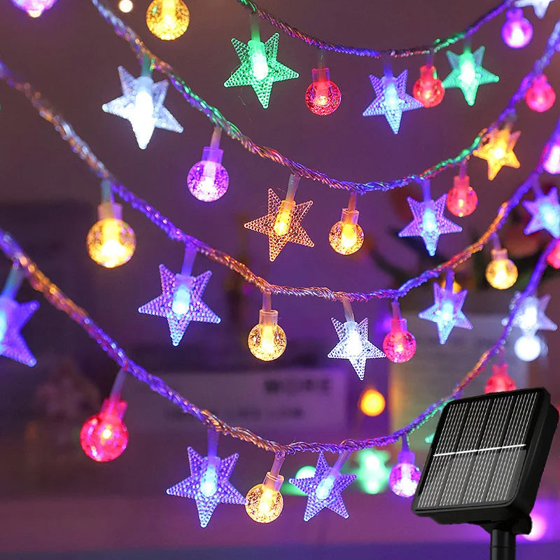 Solar Star Globe LED Fairy Lights – Magical Outdoor Ambiance for Every Occasion 2