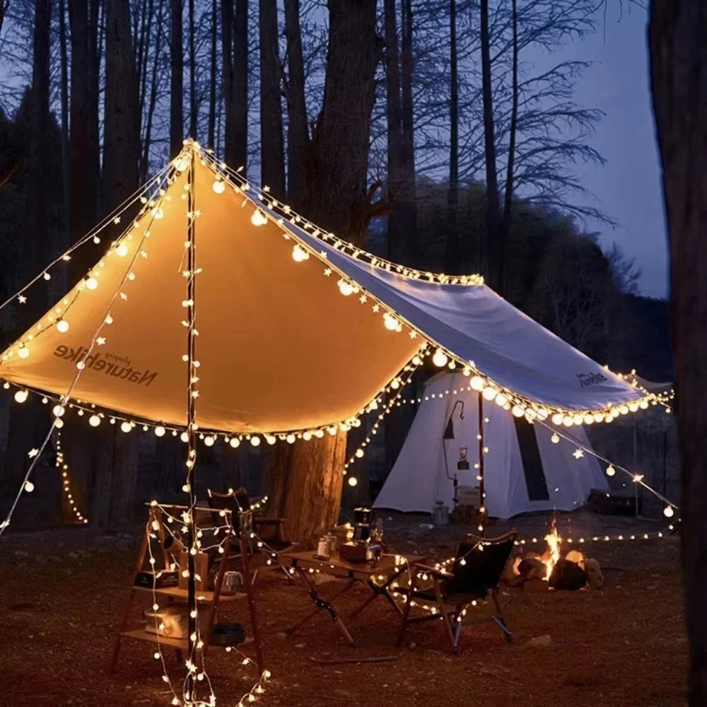Solar Star Globe LED Fairy Lights – Magical Outdoor Ambiance for Every Occasion 7
