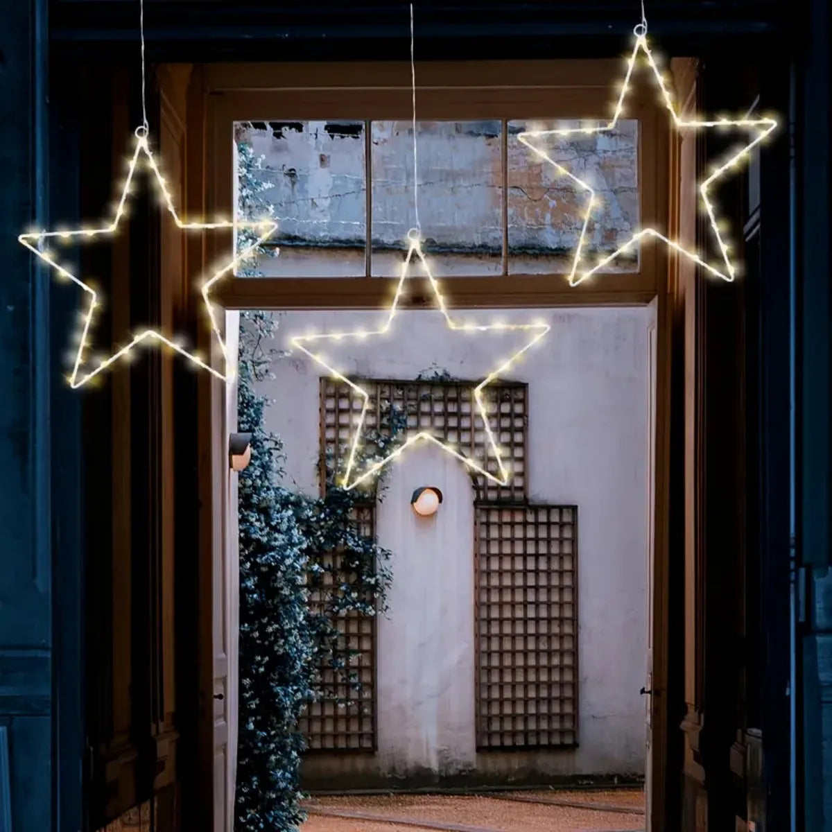 StellaLume Poinsettia Window Lights – Magical Holiday Glow for Festive Cheer 0