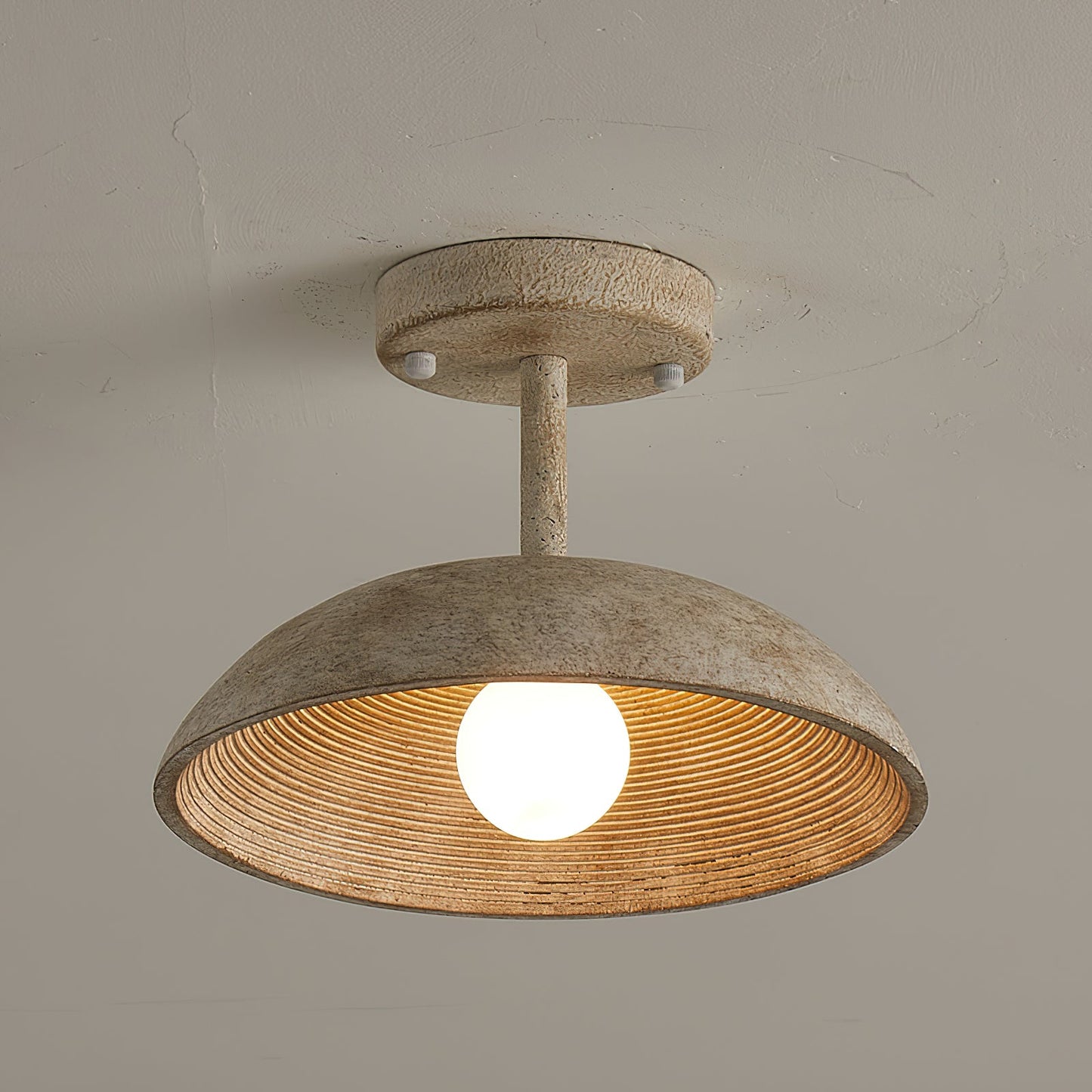 Stevie Ceiling Light Fixture – Rustic Design with Warm Glow 5